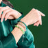 Limelight | Bracelet boule à neige en verre Firefly